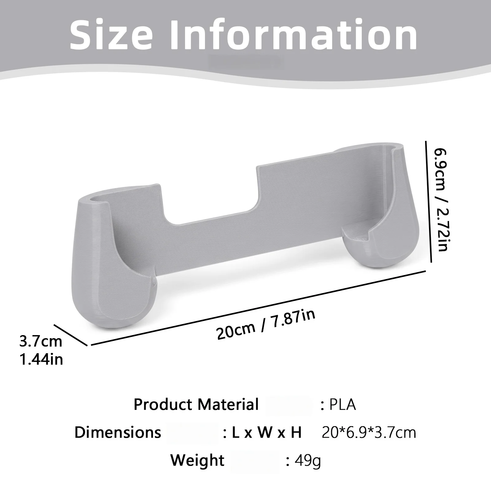 Gamepad Grip for Retroid Pocket Nova Game Console, Ergonomic Handheld Controller Holder Improve Hand Feel Gaming Accessories