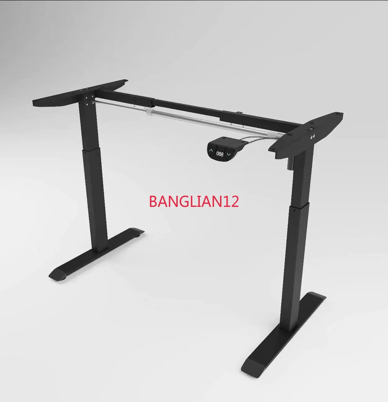 Single motor electric intelligent lifting table frame, home office standing lifting frame, telescopic range 90-135cm
