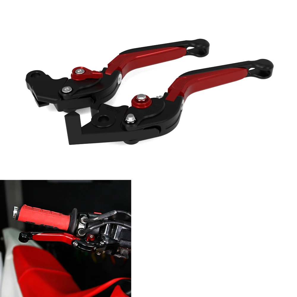 

Accessories Fit For Bimota DB6 2008-2014 Ducati M900 Clutch Levers Brakes Motorcycle Adjustable Folding Extendable Lever Brake