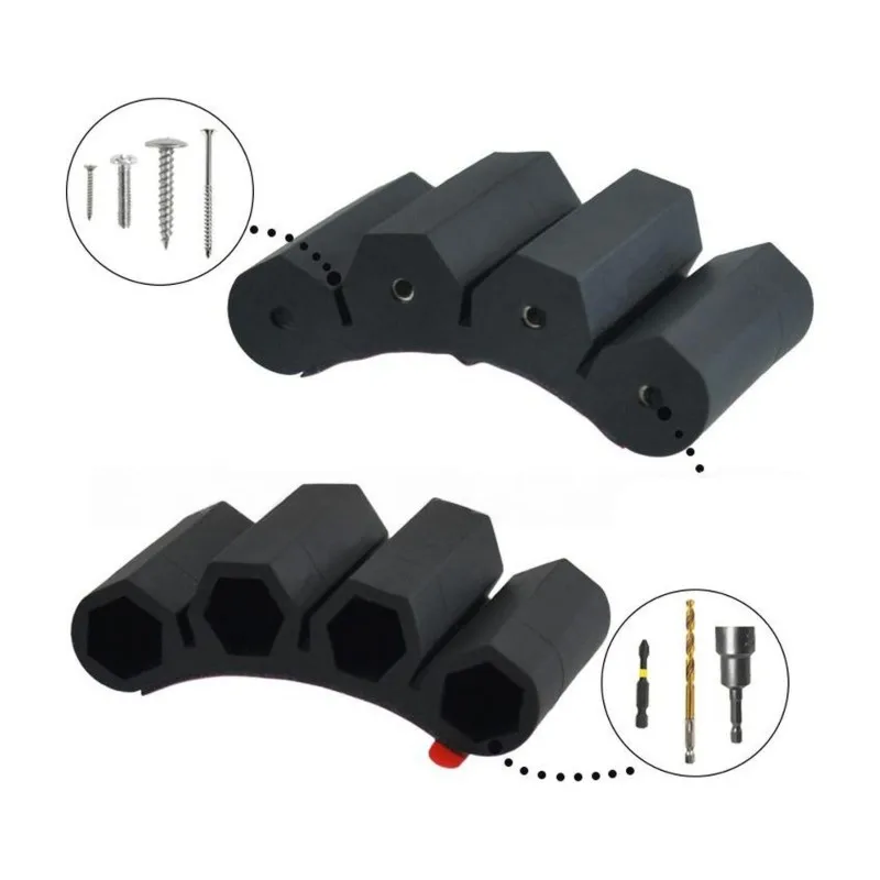 WORTHOWN-Magnetic Bits 4-Pack Universal Fit 1/4