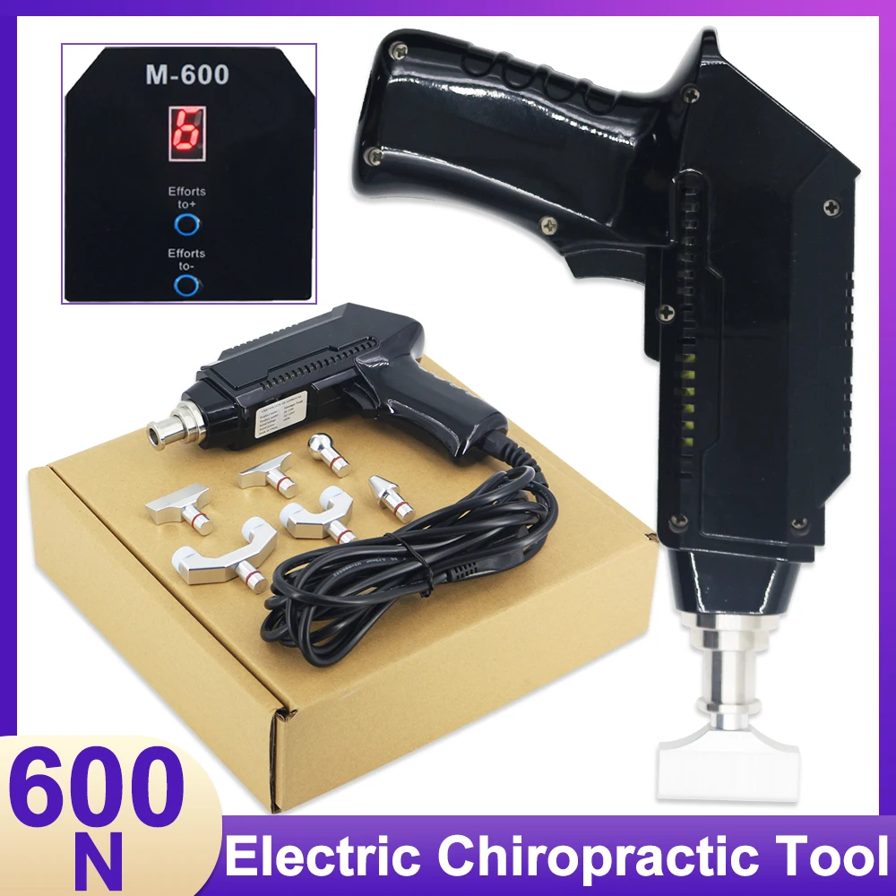 Electrical Chiropractic Adjusting Tool 6 Level Strength Adjustable Treat Scoliosis For Spine Correction Massager 600N
