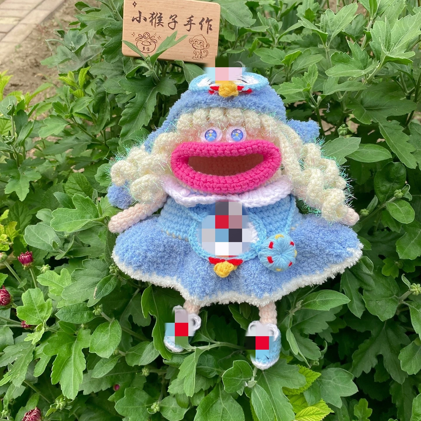 

0083 Funny Big Mouth Plastic Key Chain Holder for Keys, Tissues, Small Items Cute Birthday Gift for Boy Girl Unique Creative