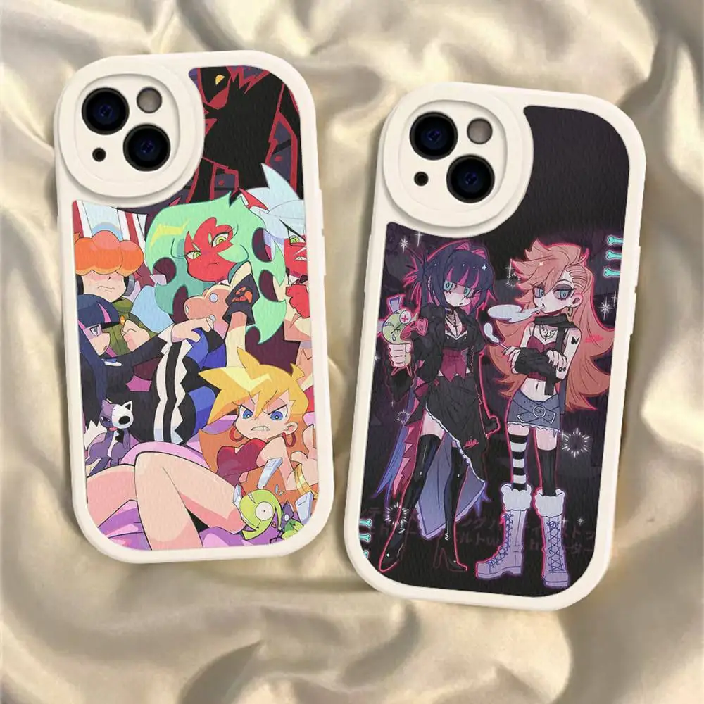 

Panty Stocking With Garterbelt Phone Case For IPhone 11 12 13 14 15 16 Pro Max Plus Leather Cover