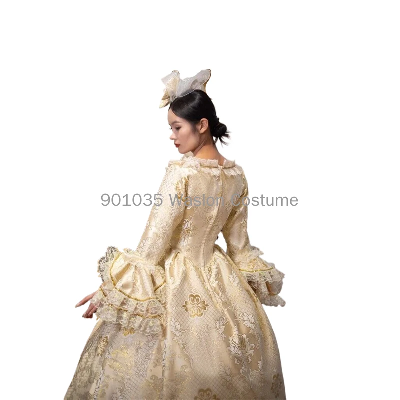 Women\'s Victorian Rococo Elegant Lolita Dance Party Dress 18th Century Medieval Marie Antoinette Dresses Vestido