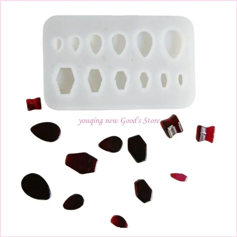 57QA Accuracy Silicone Ear Enlarger Mold Soft And Sturdy Silicone Mold For Custom Teardrop and Coffin Ear Creations