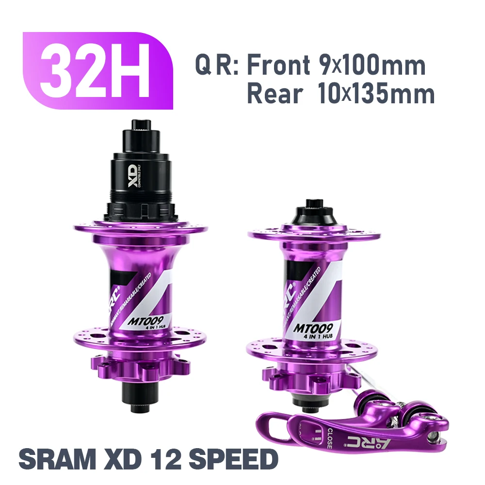 ARC NEWEST MT009 32 Holes Mountain Bike Hub K7 12 Speed 6 Pawls 3