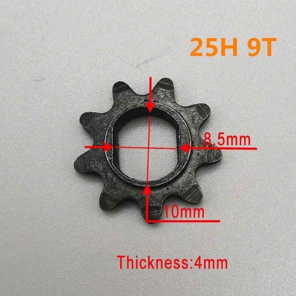 New Electric Scooter 9T/11T/13T 25H H-Shape Sprocket - 25H Chain Compatible for DC Motor (10mm Inner Diameter Pinion Gear)