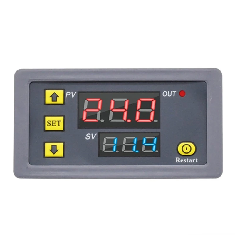 Digital Time Delay Relay LED Display Cycle Timer Control Switch Adjustable Timing Relay Time Delay Switch AC110-220V-A31R
