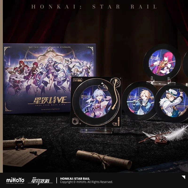 

Original Mihoyo Honkai Star Rail 2024 LIVE Series Commemorative Gift Box Robin Kafka Aventurine Jingliu Cosplay Costume Anime