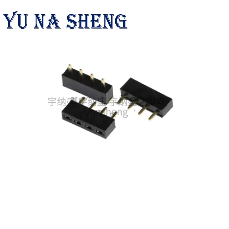 10pcs 2.54mm Ph3.5 Short Profile Single Row Straight 1x3/4/5/6/7/8/9/10/12/20/40P Rohs Gold Pcb Male Female Pin Header Connector