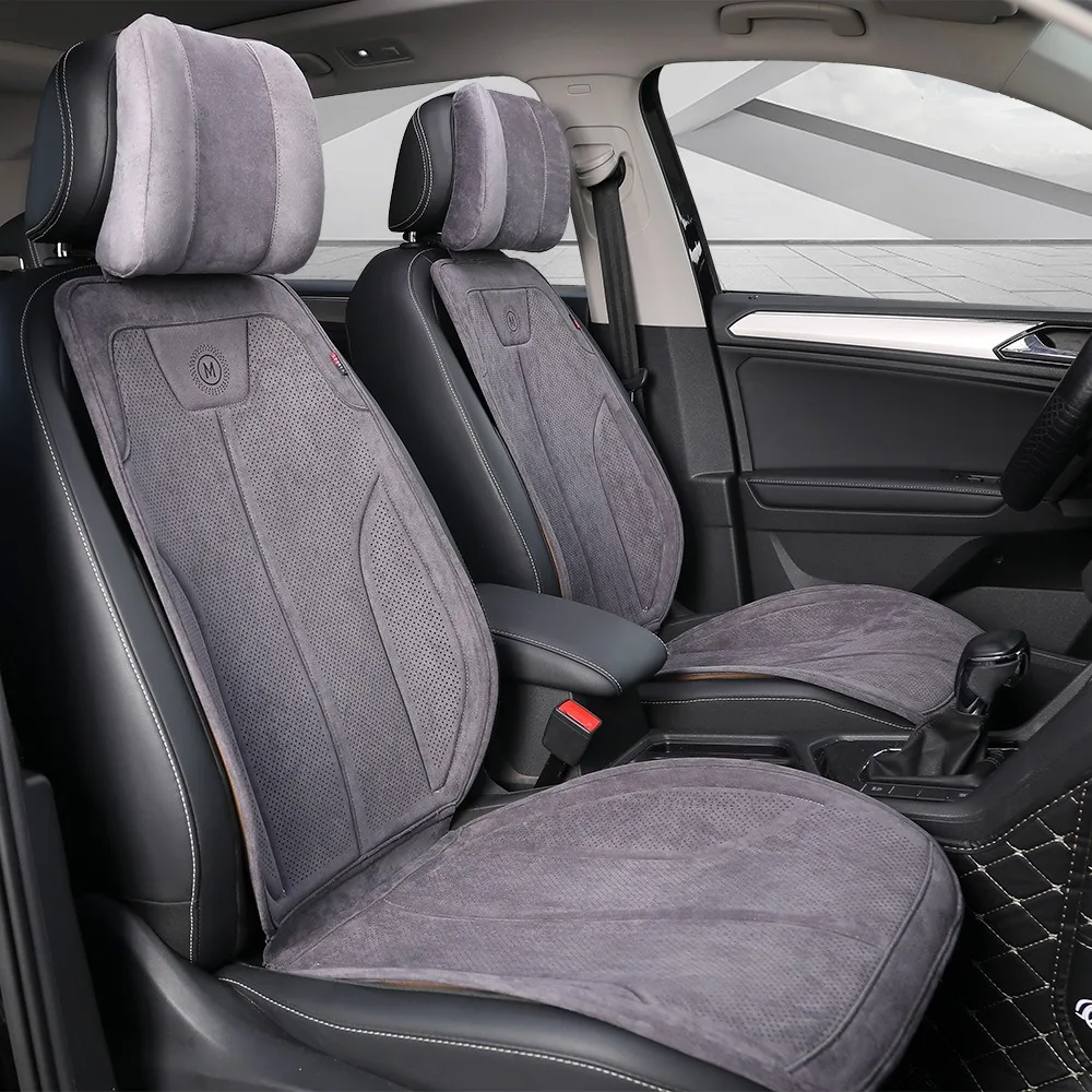Luxury Suede Universal Car Seat Cover Seat Covers for Cars Full Set Latex Cotton Car Cushion Auto Accessories Car Seat Protector