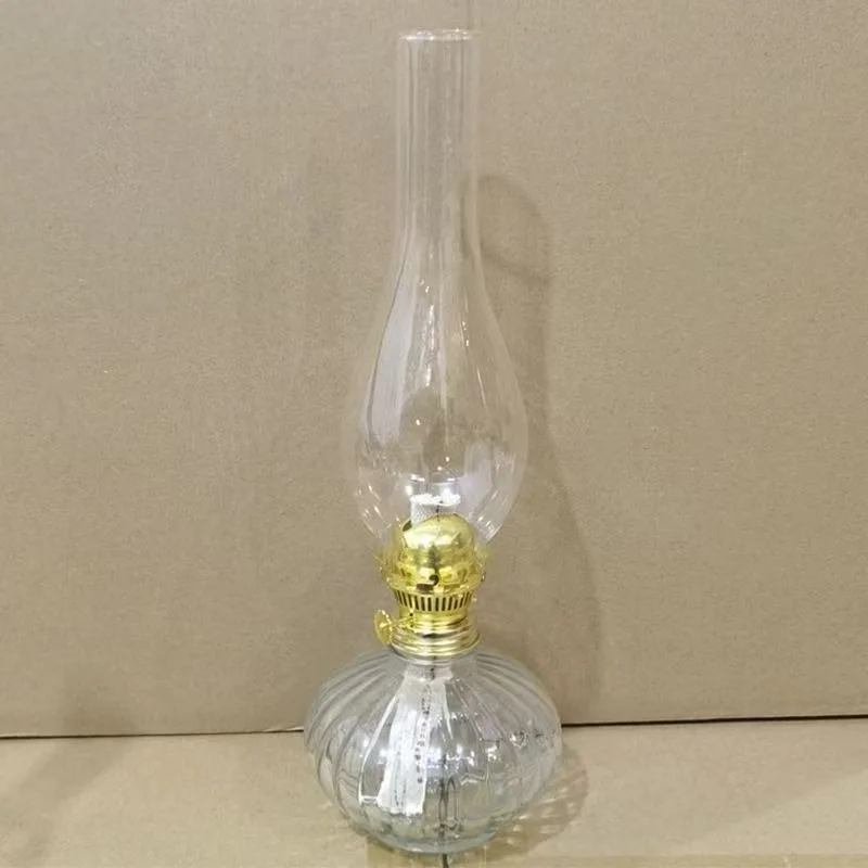 غطاء المصباح 3.7 بوصة × 0.96 بوصة مصباح زجاجي شفاف مدخنة للعتيق واستعادة المصابيح العتيقة ومصابيح الزيت