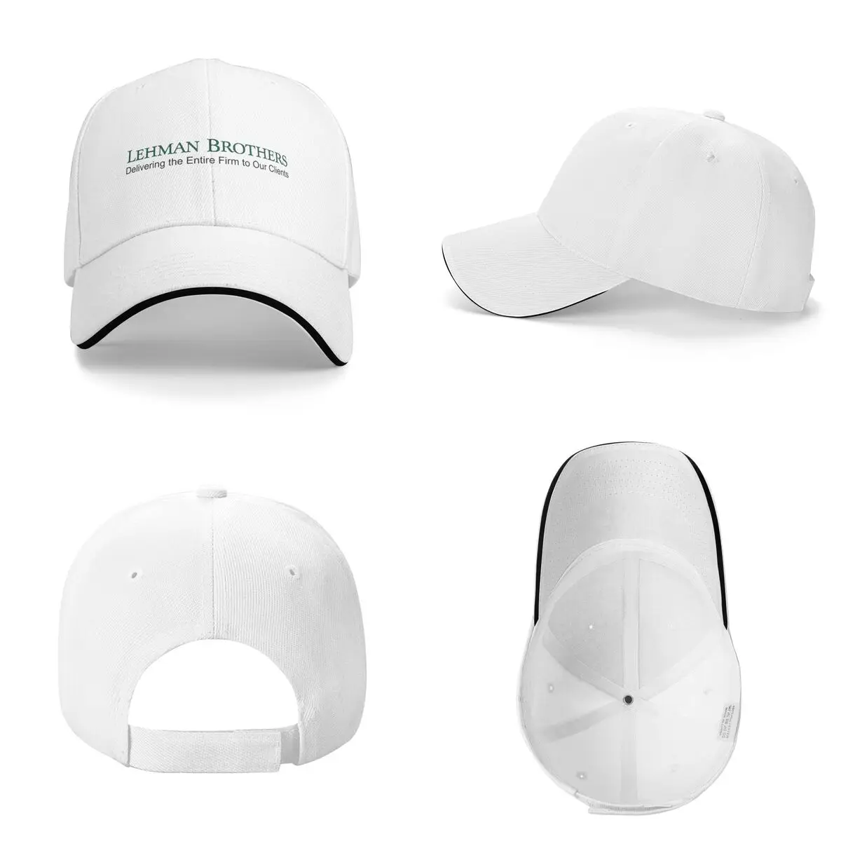 Unisex Baseball Hats Lehman Brothers Delivering The Entire Firm To Our Clients Streetwear Sports Baseball Caps Cap Casquette Hat