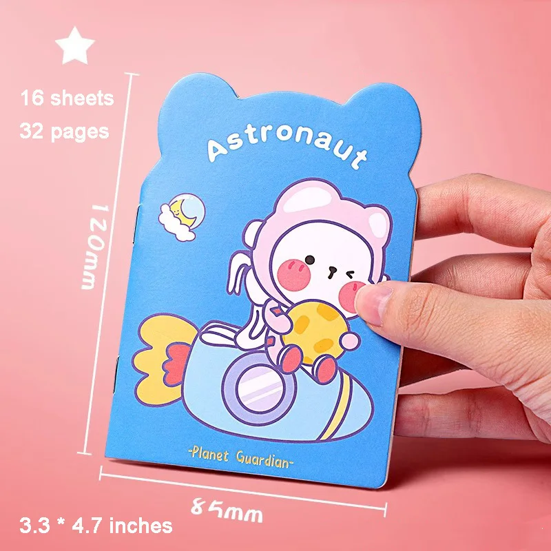 Imagem -06 - Mini Notebook de Bolso Portátil para Crianças Cute Cartoon Note Diário Pequeno Folheto do Prêmio 20 Pcs