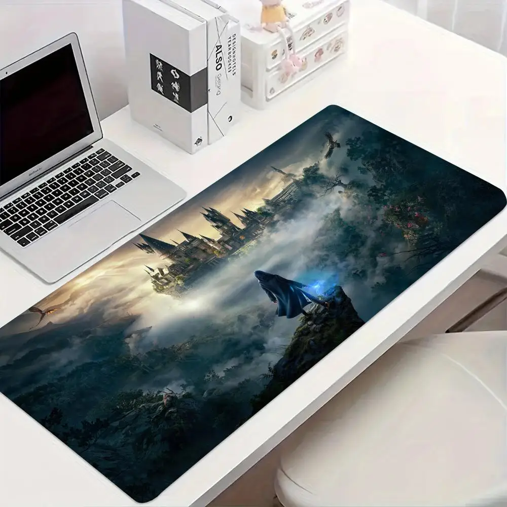 

XXL Large Gaming Mouse Pad, Anime World Landscape Style Mouse Pad, Laptop Desk Mat, Suitable for Office and Home Use