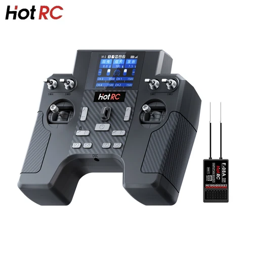 Imagen 2 del producto Hotrc Hot RC HT-8A HT8A 2,4 Ghz 8CH 2S FHSS mando a distancia F-08A F08A receptor