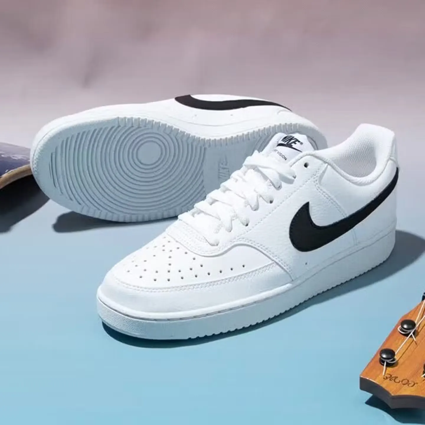 NIKE COURT VISION LO NN Men's Shoes Trendy Retro Low-top Sneakers Sports Casual Shoes DH2987-101