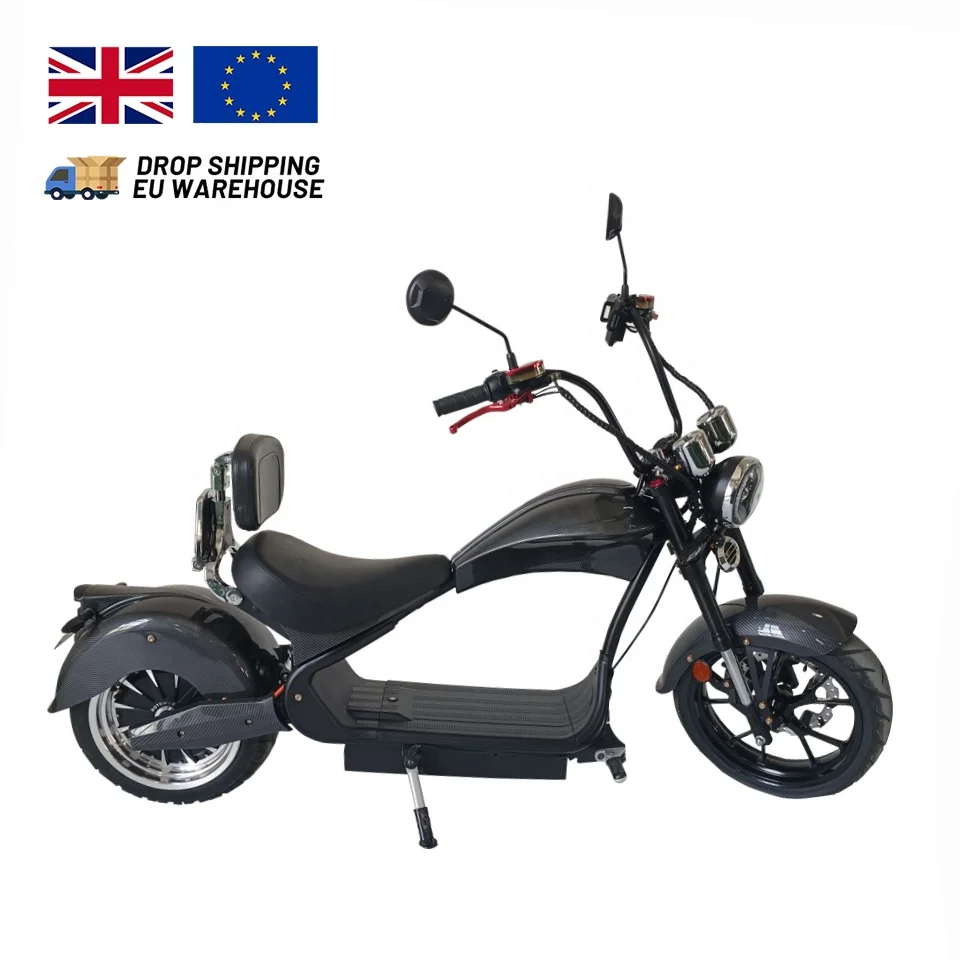 EU Warehouse Electric Chopper Motorcycle 4000W 3000W 2000W Citycoco For Adult 20ah 30ah 40ah Battery