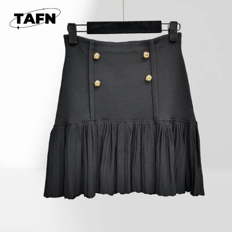 

A- line Slimming Pleated Skirt Suit Women Asymmetrical Skirt – Modern Design for Trendy Wardrobe Fashion-Forward OutfitsAG3169