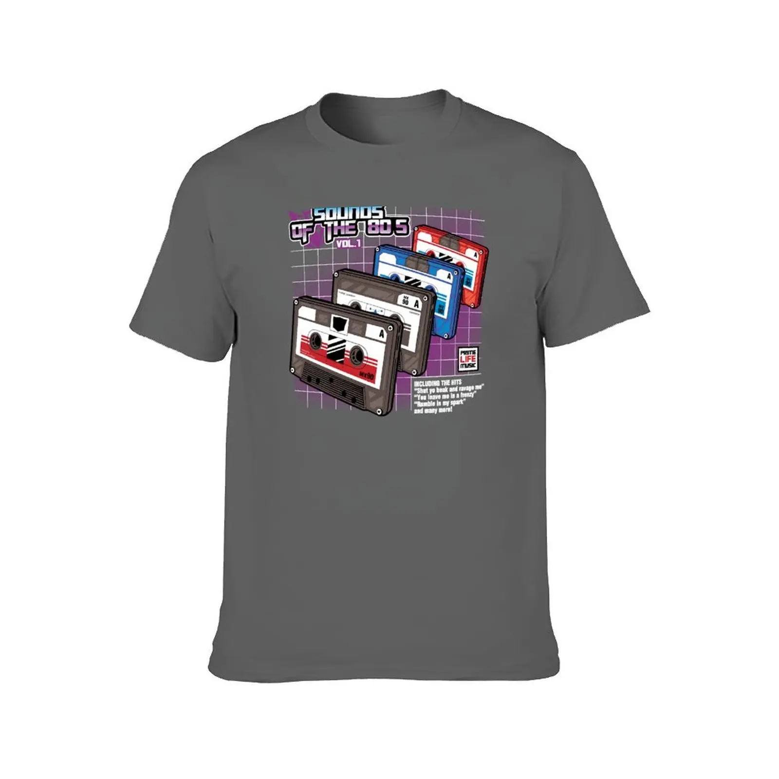 Sounds of the 80s vol.1 T-Shirt cotton t shirt man man t shirt cotton high quality graphic t shirts for man T-Shirt