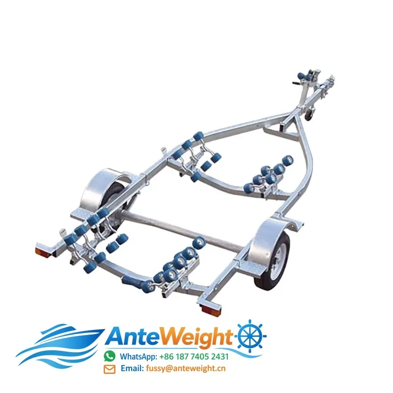 High Precision Wholesale Heavy Duty 6M Galvanized Boat Trailer