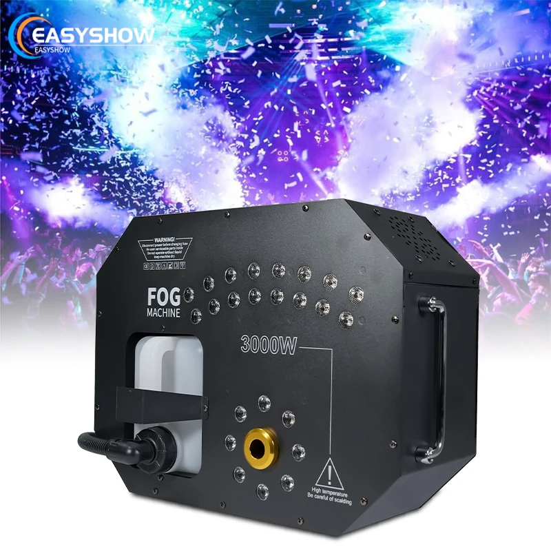 Dmx512 Remote Control Stage Smoke Fog Machine 3000W Smoke Machine For Night Club