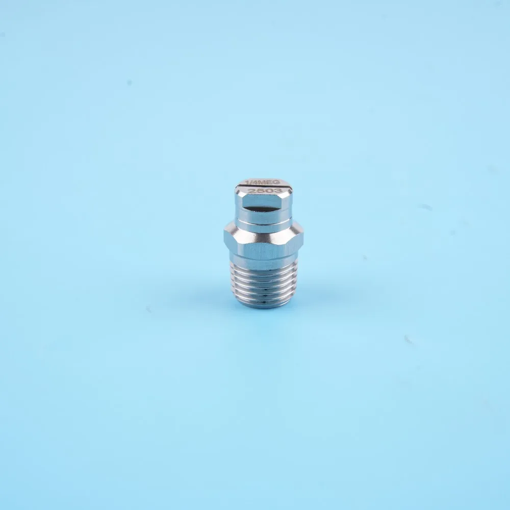 

Flat Fan MEG Industrial Clean Wash Nozzle, Road Sweeper Spray, High Pressure MEG, HVV, CC Jet, Flat Fan, 15, 25, 40, 50 Degree