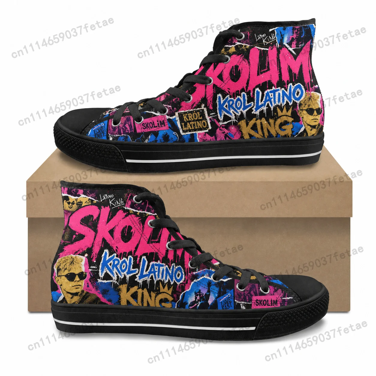 Skolim King Mens Womens shoes Flats Sneakers Sports Running Shoes High Quality Sneaker Lace Up Mesh Footwear custom made Shoe