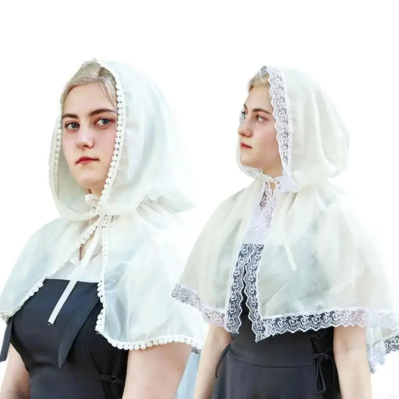 

39BC Beautiful Lace Veil Church Headwear Headpiece Suitable For Various Wedding