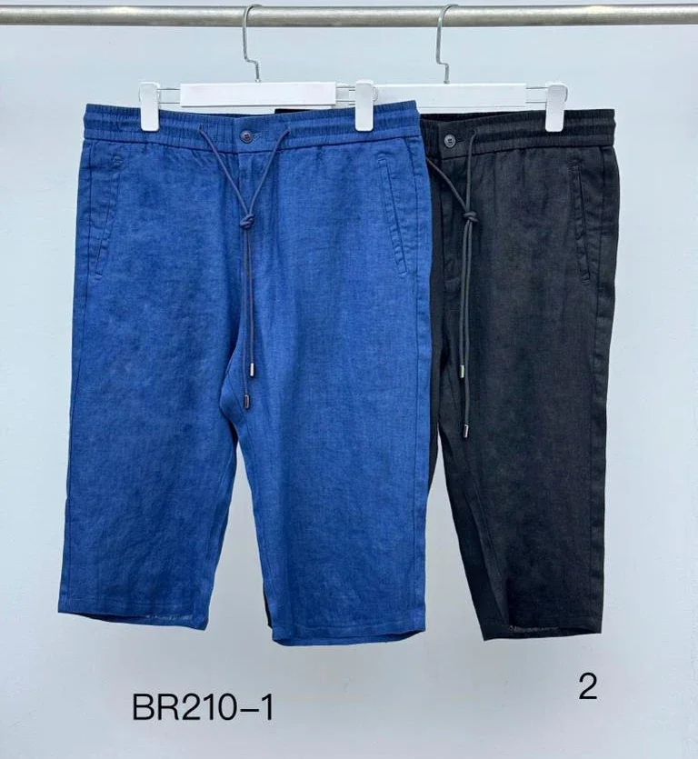 

BILLIONAIRE BLKA CPTG Shorts Linen Thin 2024 Spring Summer new Business Straight Breathable outdoors Big Size 31-40 Sports Pants