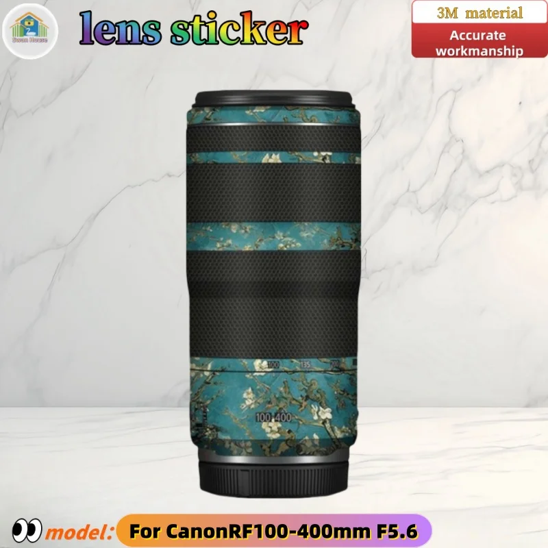 RF100400F5.6 For Canon RF100-400mm F5.6 Camera lens sticker, DIY skin, Precision tailoring wear-resistant protective film