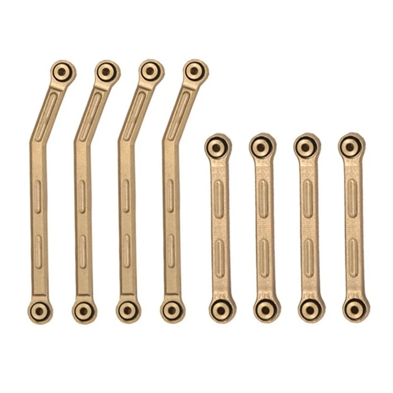 8Pcs Brass High Clearance Chassis Link Set Link Rod Linkage For Axial AX24 1/24 RC Crawler Car Upgrade Parts