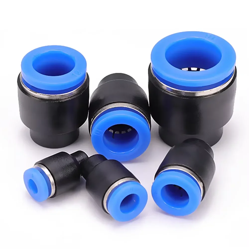 

1/5/10 Pcs Black Blue Pneumatic Connector Quick Plug Plastic Plug Pipe Plug PPF 4mm 6 8 10 12 14 16MM Air Hose Sealing Connector