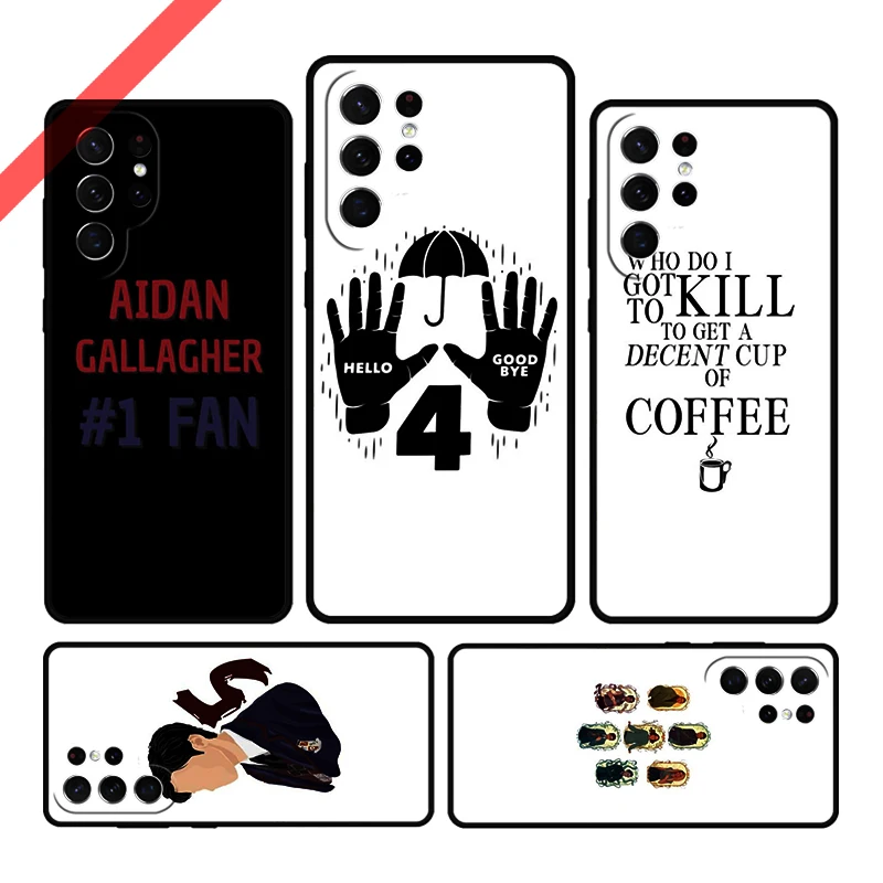 the umbrella academy aidan gallagher Phone Case For Samsung S20 FE S21 S10 S23 Plus S24 S22 Ultra Note20 Note10 S9 S8 Cover