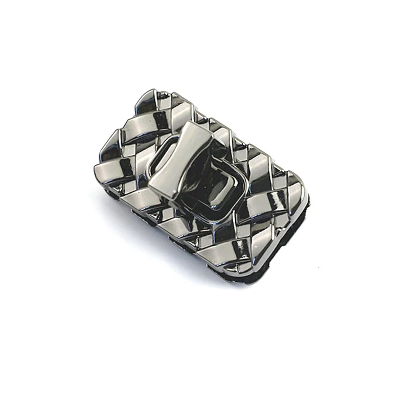 Retangular Bag Closure Buckle, Twist Turn Lock, acessórios de hardware, alta qualidade, nova moda, 1pc