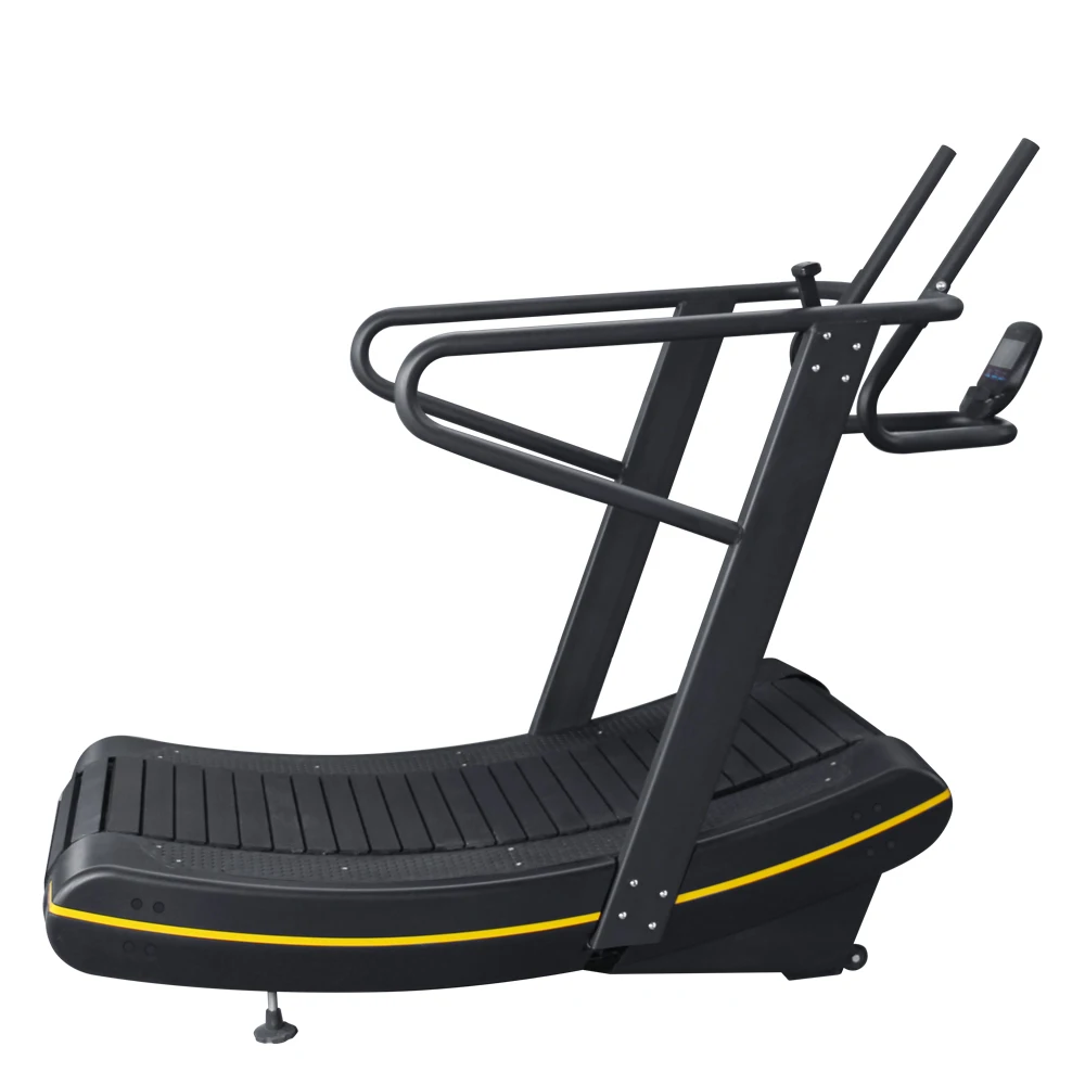 Factory Direct Fitness Curved Treadmill Manual Home & Commercial Use LED Display 15-20km/h Speed Steel Construction