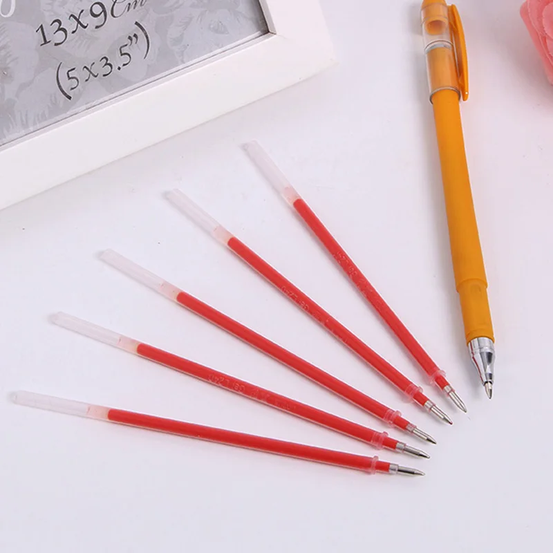 20 Stück/Set Gelstift-Nachfüllungen 0,5 mm Schwarz Blau Rot Tinten-Nachfüllung Schule Büro Schreibwaren Schreibzubehör – Detail 4