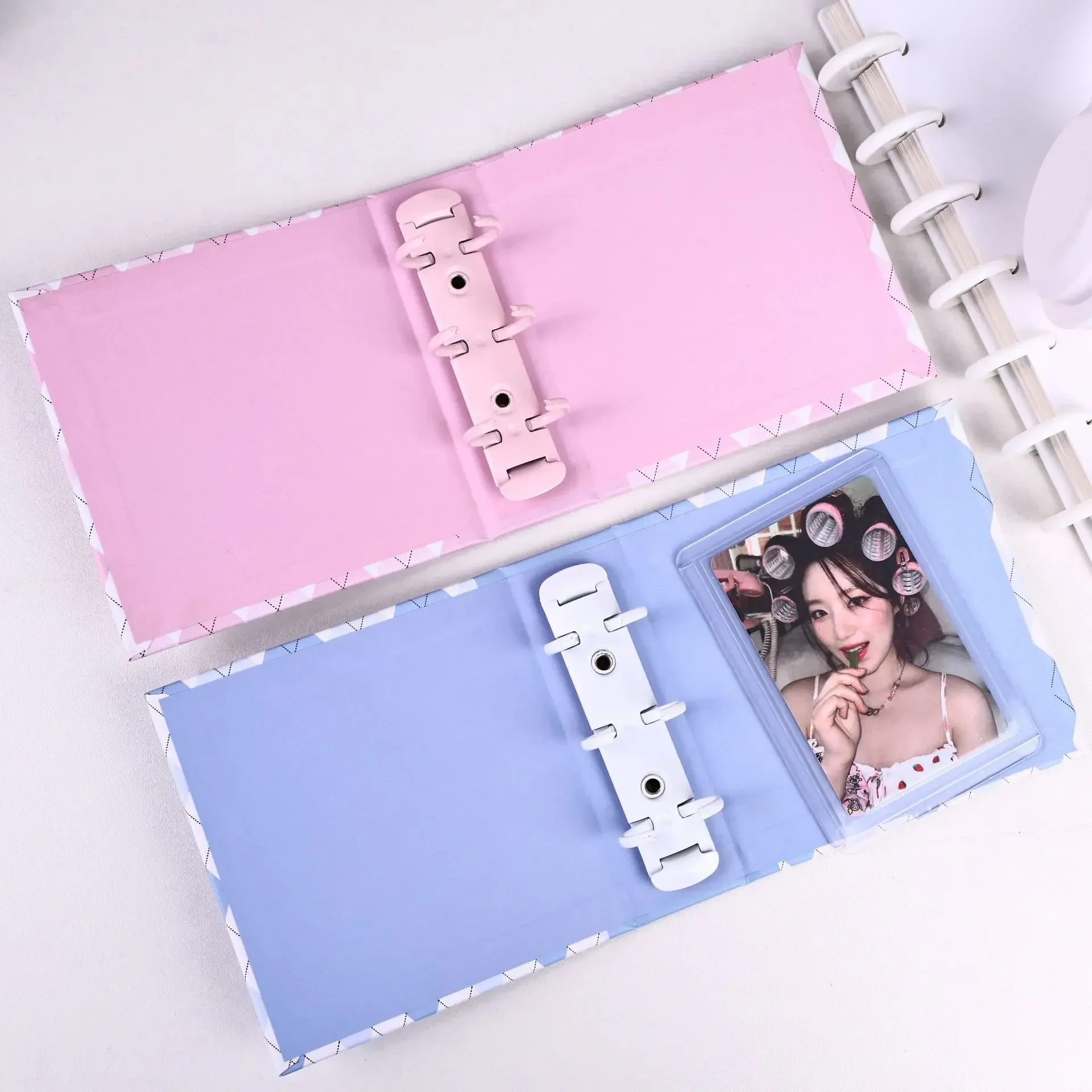 3 Inch Kpop Photocard Holder Binder Collect Book A8 Idol Pictures Storage Book Chasing Stars Photo Card Album School Stationery