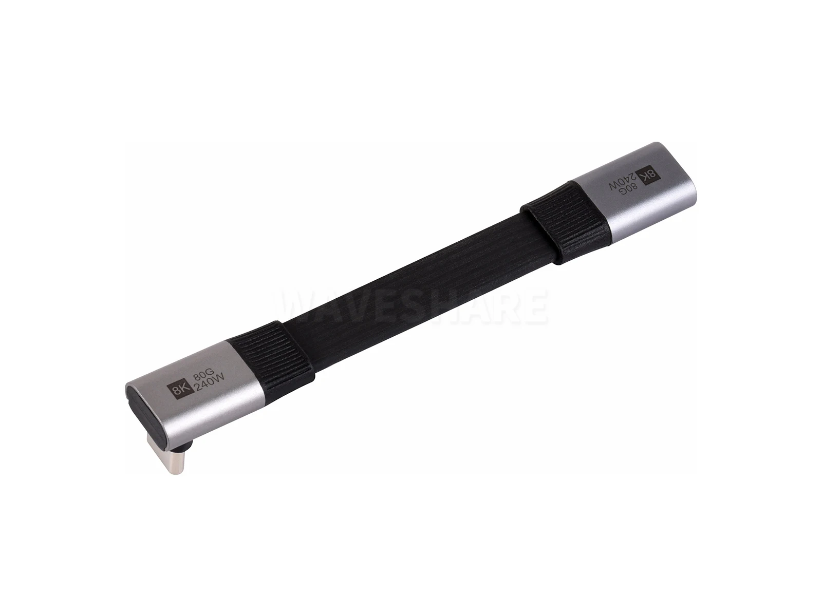USB4 V2.0 Full-featured Type-C extension cable, 80Gbps data transfer, supports 90° bending, 8K at 60Hz HD video transmission view 4