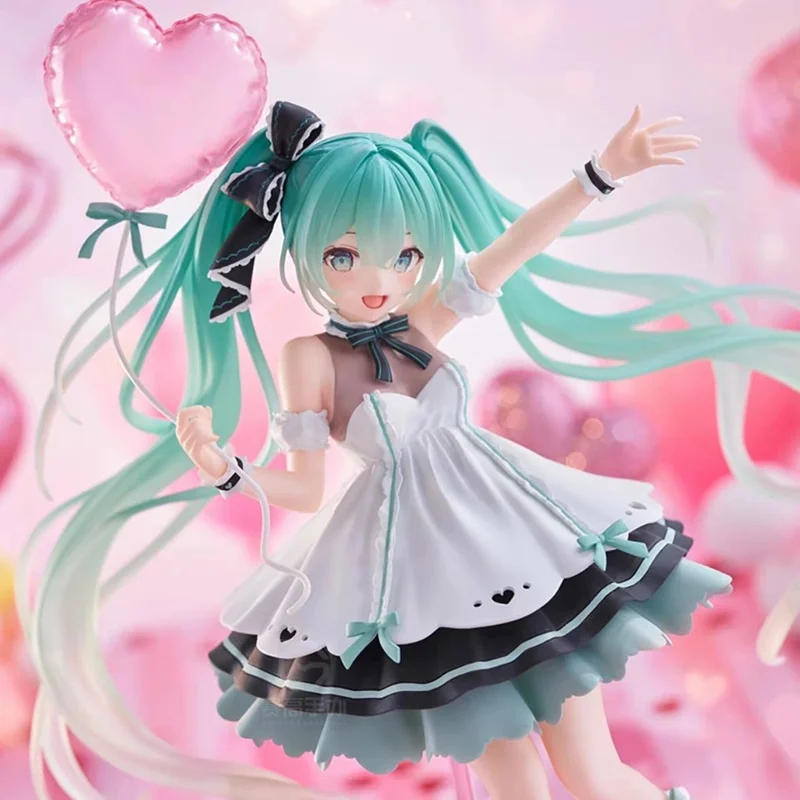Em estoque original taito amp + hatsune miku aniversário 2025 festa série kawaii anime figura modelo anime figura coleção brinquedo bonecas