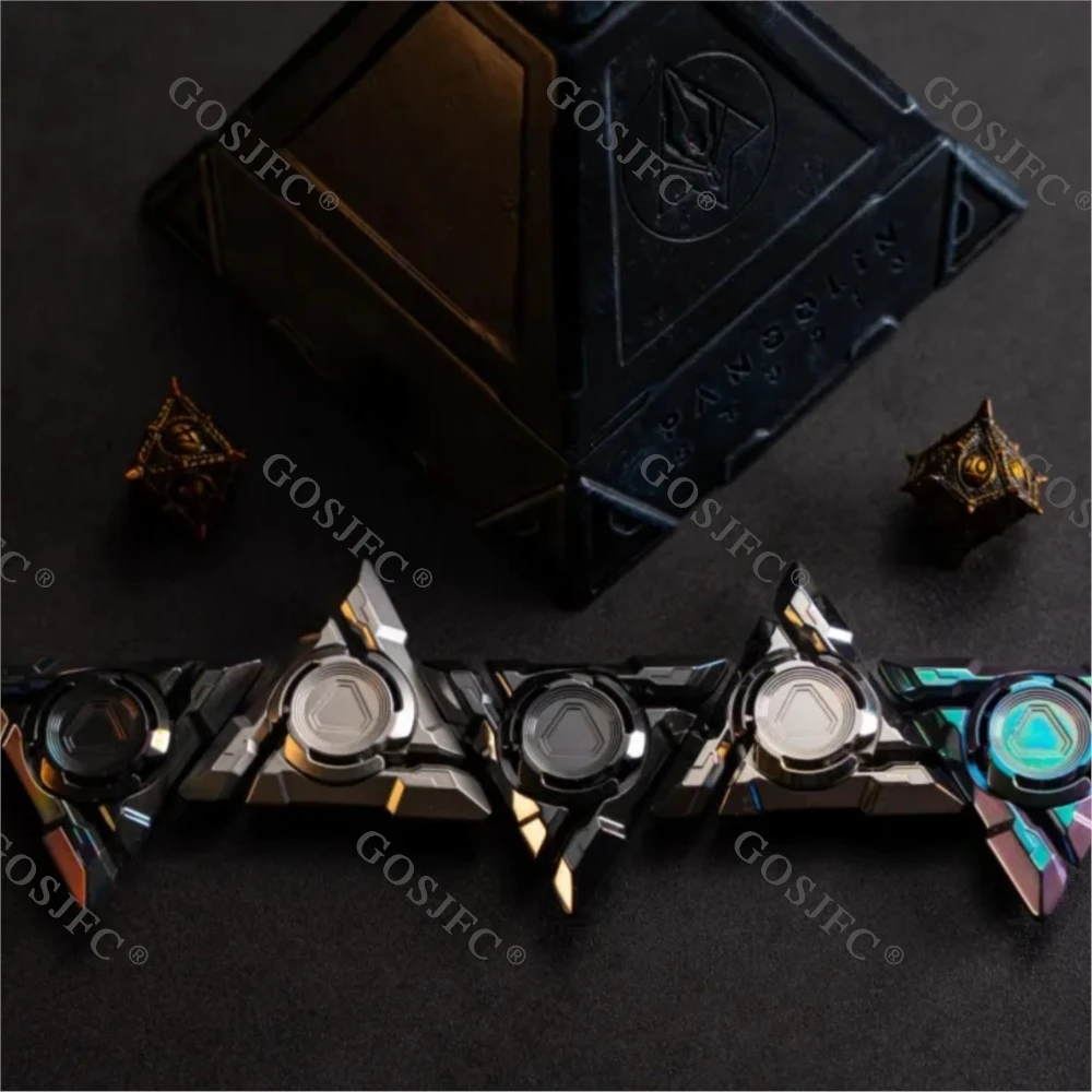 Pangolin Studio EDC Trisolaran XL Zirconio Fidget Spinner Fidget Juguetes para adultos Gyro