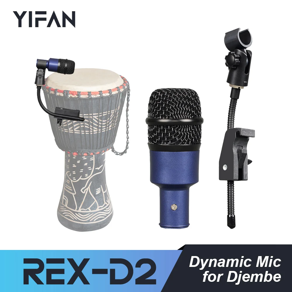 

Drum Microphone Instrument Kick Drum Snare&Tomtoms&Conga Microphone Dynamic Microphone
