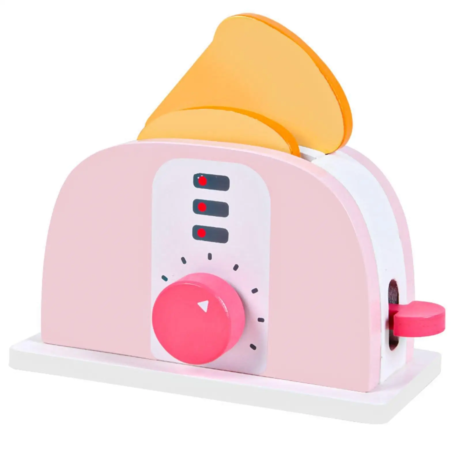 10Pieces Toaster Toys Set with Accessories Learning Educational Colorful Fun