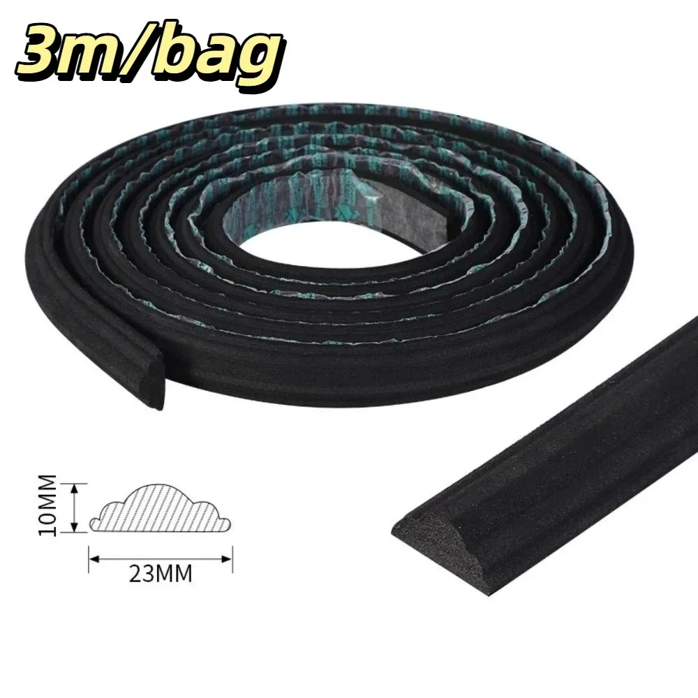 

3m/bag EVA Material Self-Adhesive Wall Trim Paintable Surface Imitation Wood Texture Wall Waist Line Flexible Bendable Design