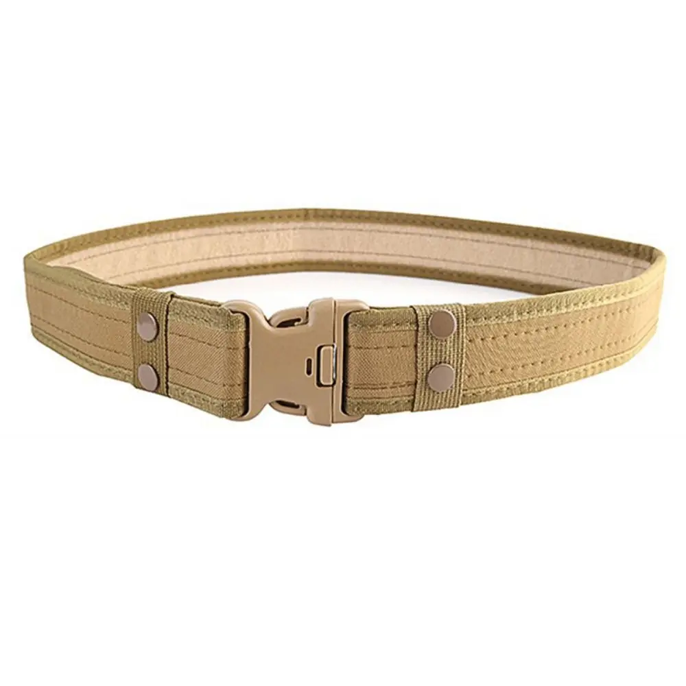 

Multi-function Adjustable Men Belt Plastic Buckle 130cm Canvas Waistband Colorful Unisex Marine Corps Duty Belt Outdoor