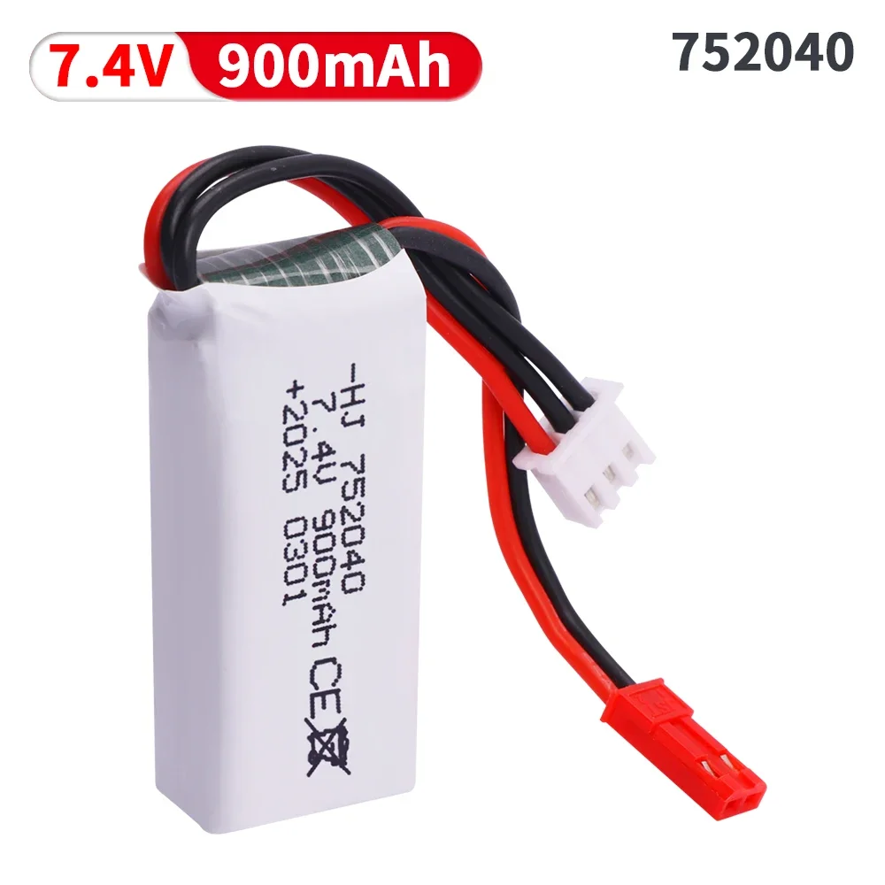 إتش جي 2S 752040   بطارية ليبو 7.4 فولت 500 مللي أمبير في الساعة لـ Radiolink A560 جناح ثابت Rc سيارة RC ألعاب أجزاء طائرة نموذجية بطارية 35C 7.4 فولت