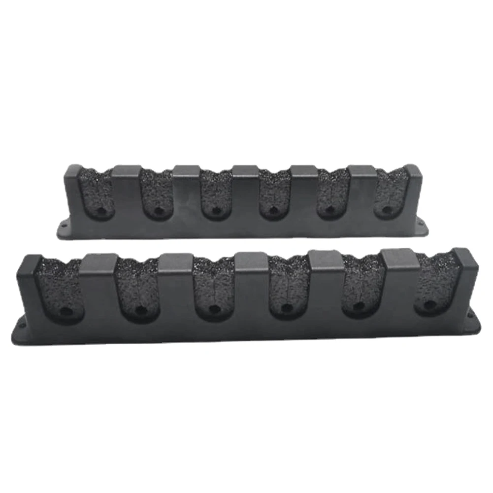 AED2-الصيد الأفقي قضيب Rac قصبة صيد خشبية حامل ل المرآب الصيد تخزين أداة 6 قضيب #4