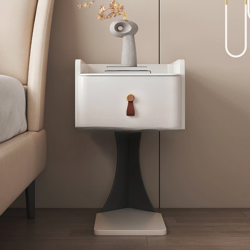 bedside table, small apartment solid wood crevice new modern simple ultra-narrow 30cm bedside table