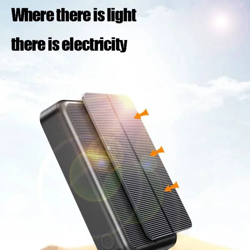 Magnetic Solar Wireless Power Bank 10000mAh Fast Charging Backup Battery Portable Power Bank Suitable for IPhone and Xiaomi