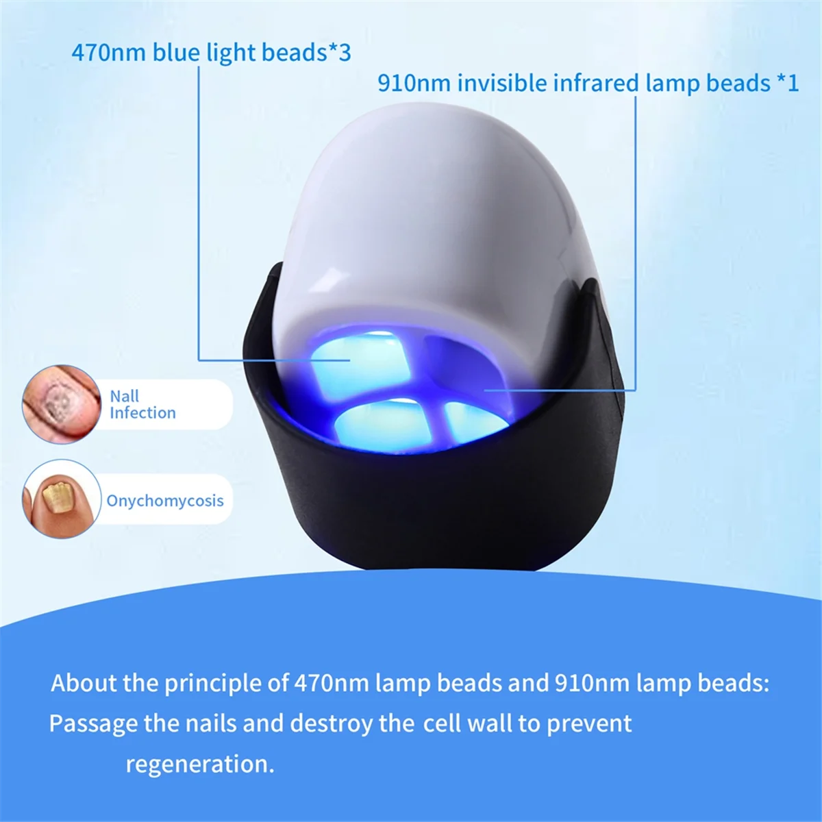 NEW_ جهاز العلاج بالليزر لفطريات الأظافر للعلاج أ